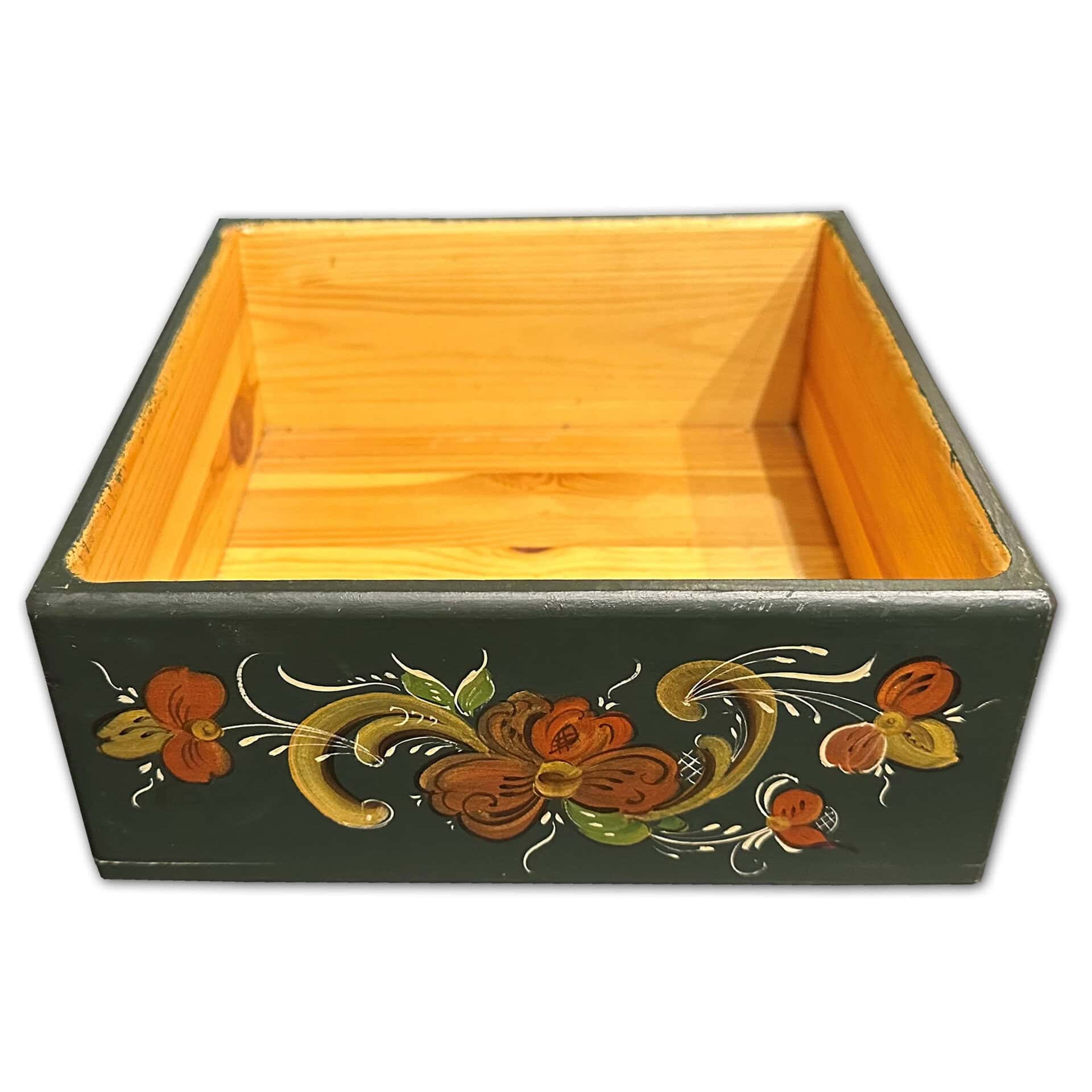 Rosemaling Box / Napkin Holder - Image 4
