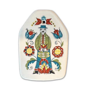 Mid-Century Norwegian Porcelain Platter / Trivet