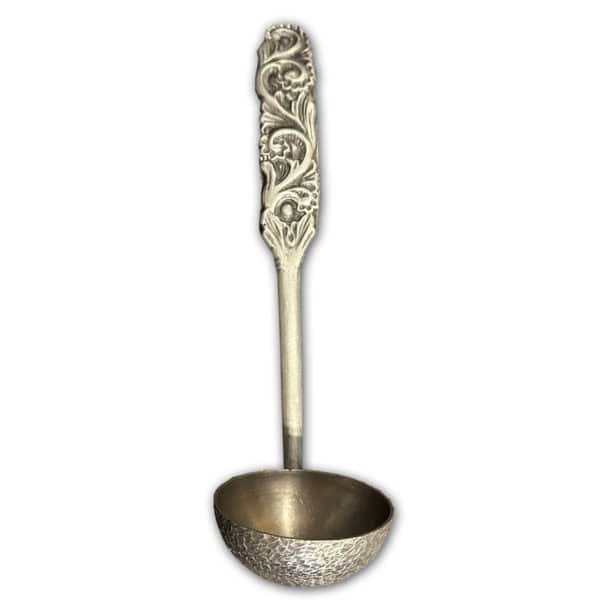 Norwegian Rosemaling Pewter Ladle