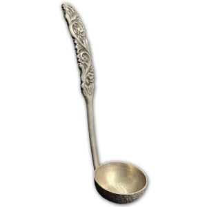 Norwegian Rosemaling Pewter Ladle