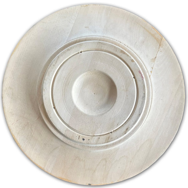 Wooden Norwegian Rosemaling Plate