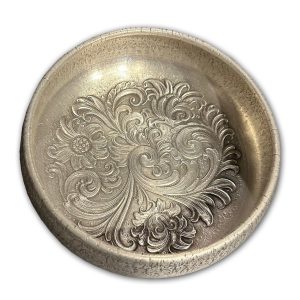 Pewter Rosemaling Bowl