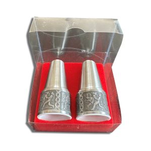 Norwegian Pewter Salt & Pepper Shakers